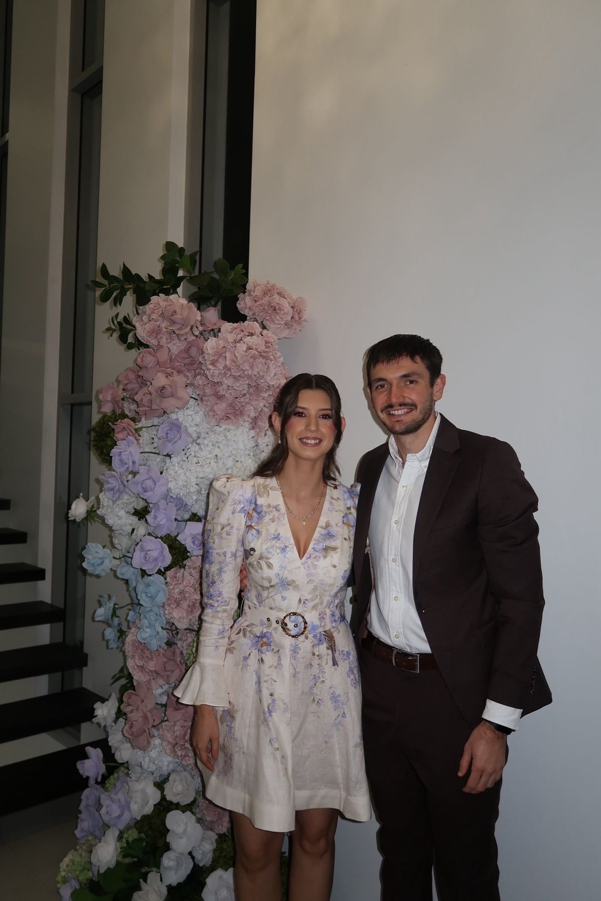 Jacob and Ashley at their engagement party